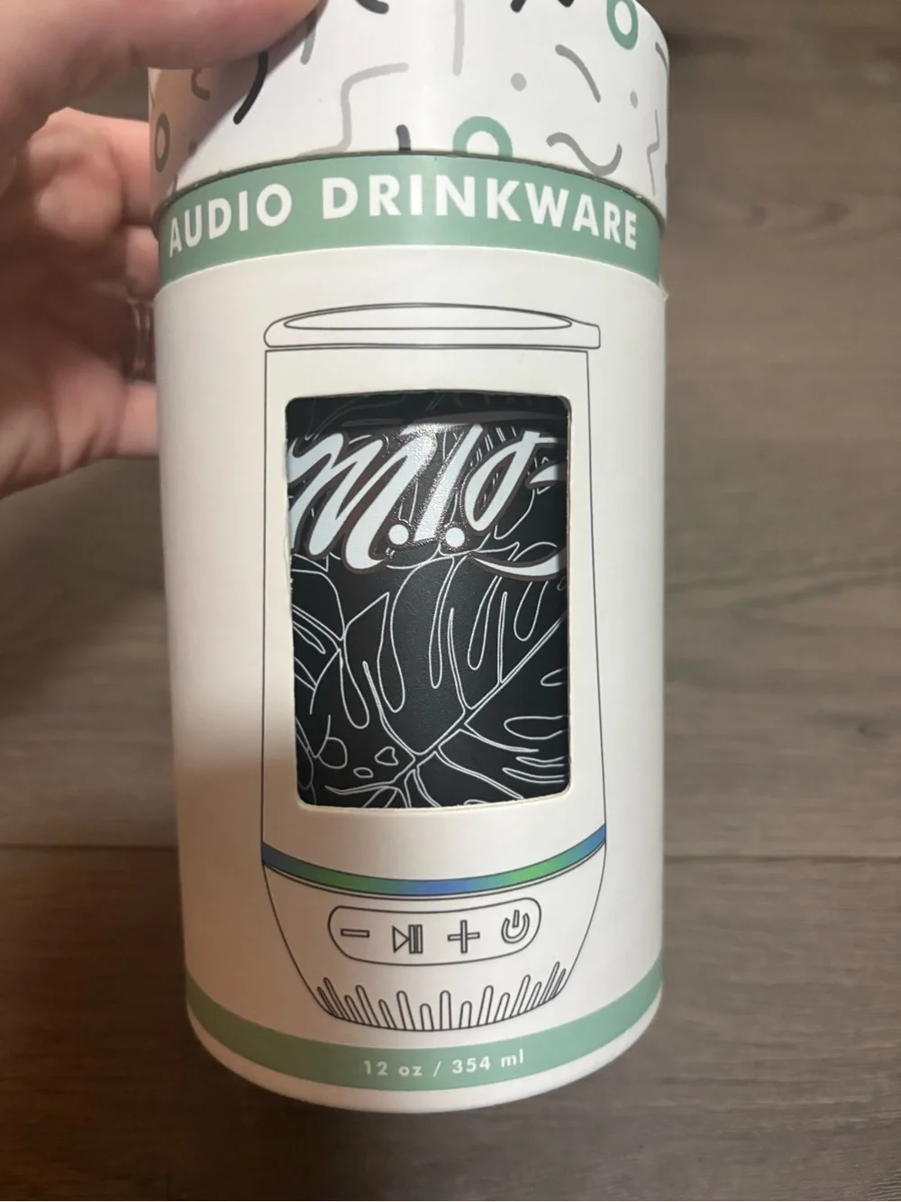 Mobe Kahala 12 Oz Wine Tumbler Audio Drinkware Vacation Beach Speaker Tropical